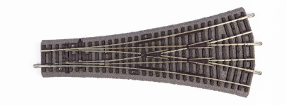 PIKO 55425 - H0 - 3-Wegeweiche mit Bettung